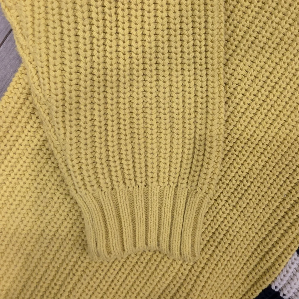 STAUD Yellow and Navy Striped Sweater - Picture 4 of 5
